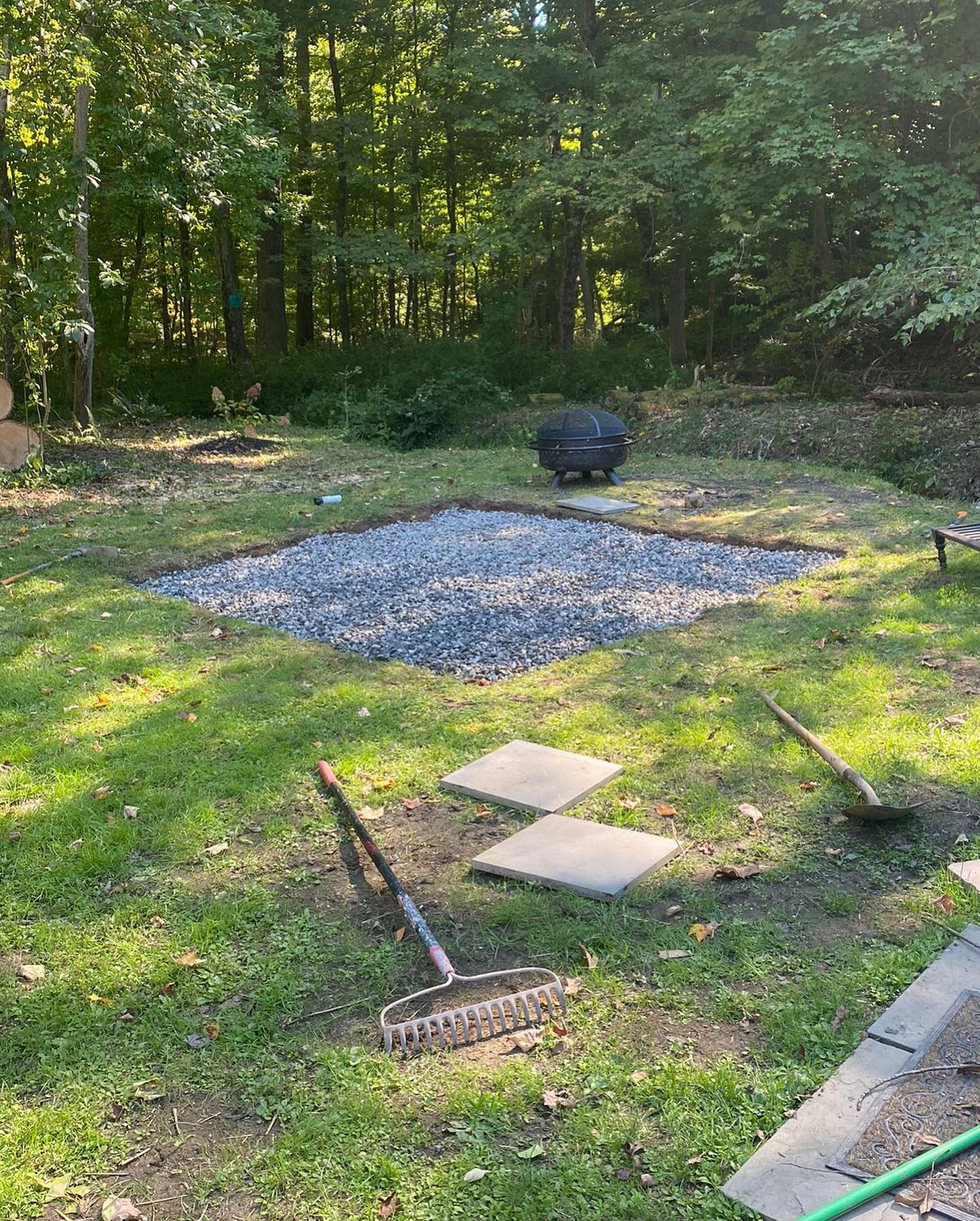 Backyard Fire-Pit Pad